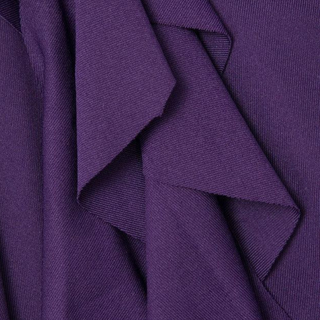 Midnight Orchid Ruffle High-Low Dress – Deep Purple