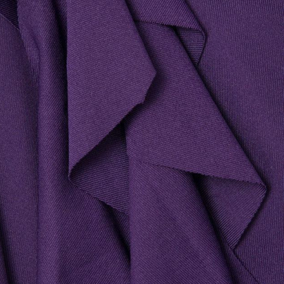 Midnight Orchid Ruffle High-Low Dress – Deep Purple